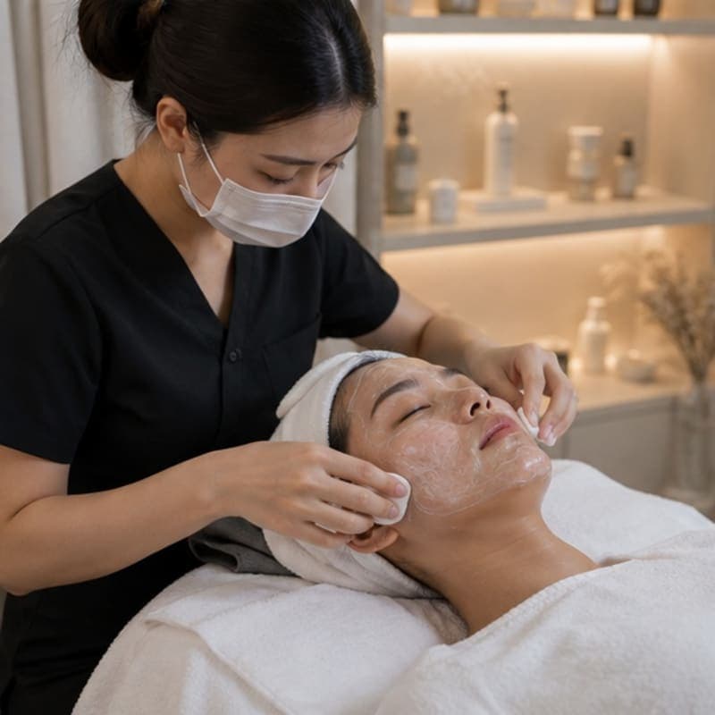 Chăm da mụn kiểm soát dầu nhờn