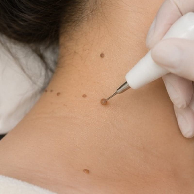 Cautery for skin tags, moles — Under 10