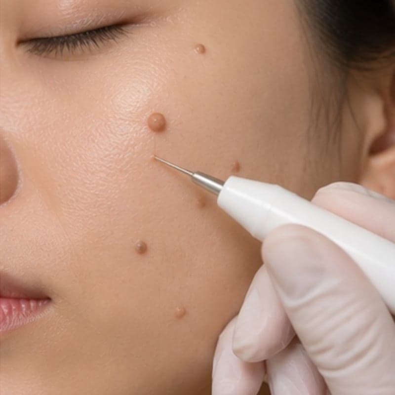 Cautery for skin tags, moles — Large