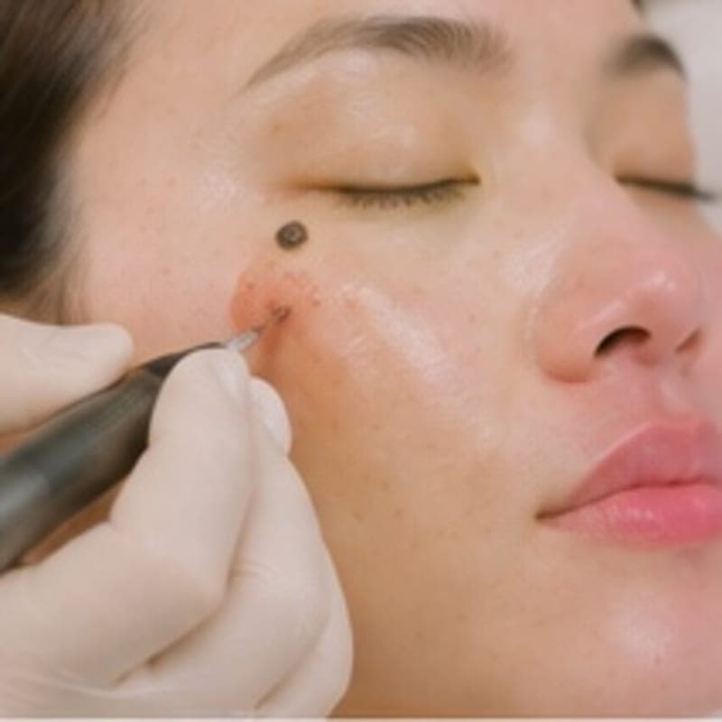 Cautery for skin tags, moles — Under 10 — 1