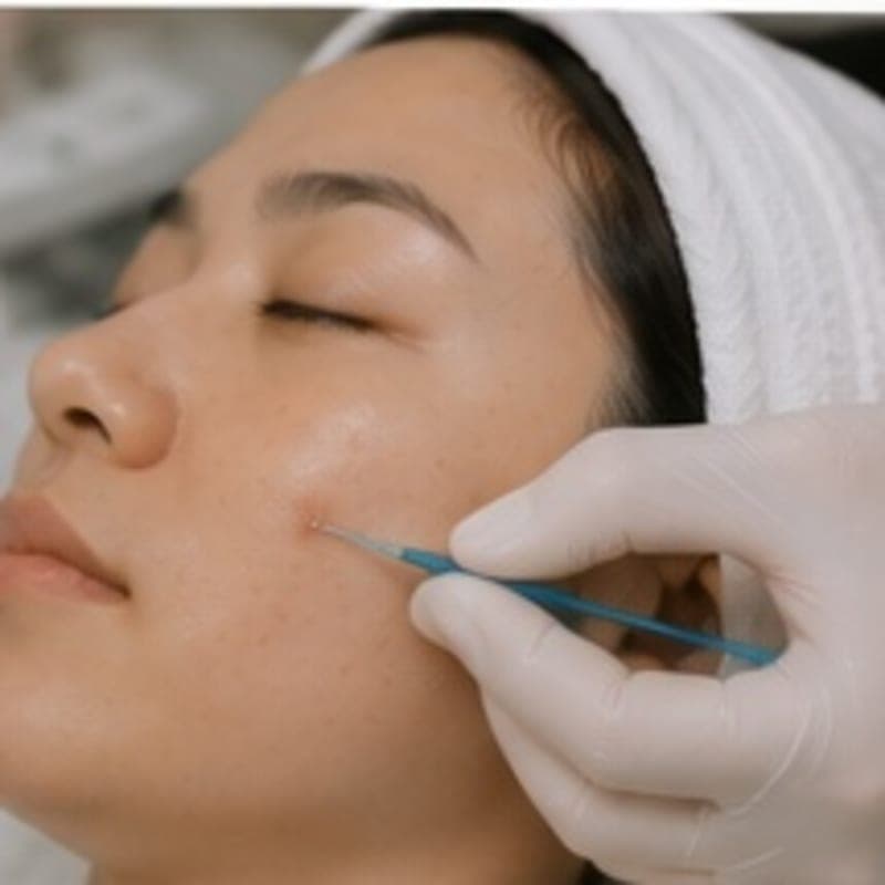 Micro-injection for acne — 1